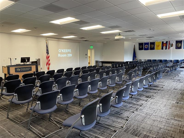 Classroom 209 in Daniel C. O'Keefe
