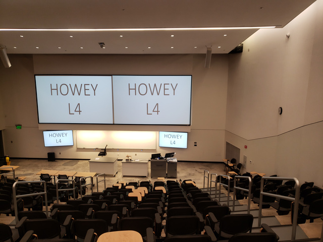 Classroom L04 in Joseph H. Howey