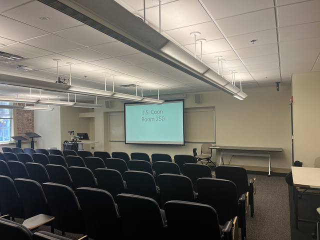 Classroom 250 in John Saylor Coon