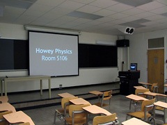 Classroom S106 in Joseph H. Howey